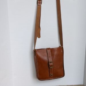 Patricia Nash Brown Crossbody Bag with Adjustable Strap